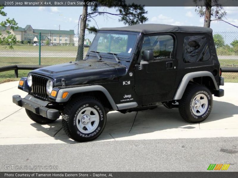 Black / Dark Slate Gray 2005 Jeep Wrangler X 4x4