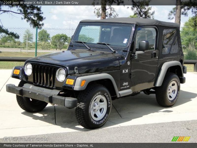 Black / Dark Slate Gray 2005 Jeep Wrangler X 4x4