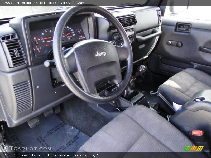 Black / Dark Slate Gray 2005 Jeep Wrangler X 4x4