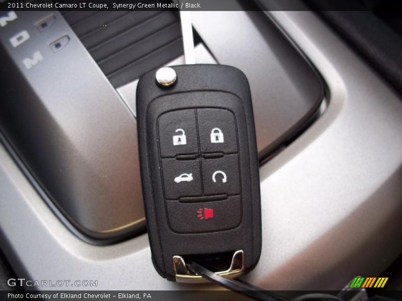 Synergy Green Metallic / Black 2011 Chevrolet Camaro LT Coupe