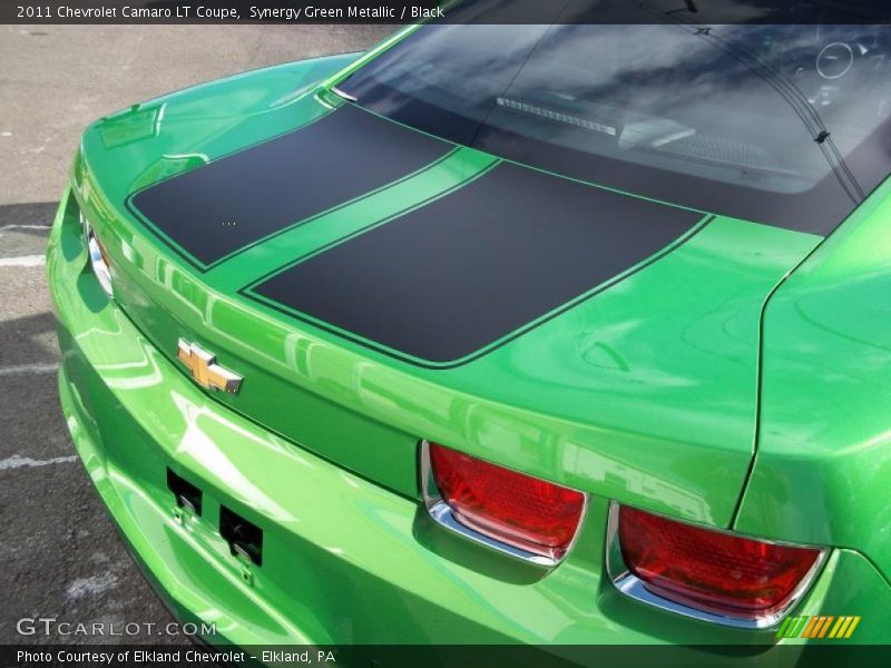 Synergy Green Metallic / Black 2011 Chevrolet Camaro LT Coupe