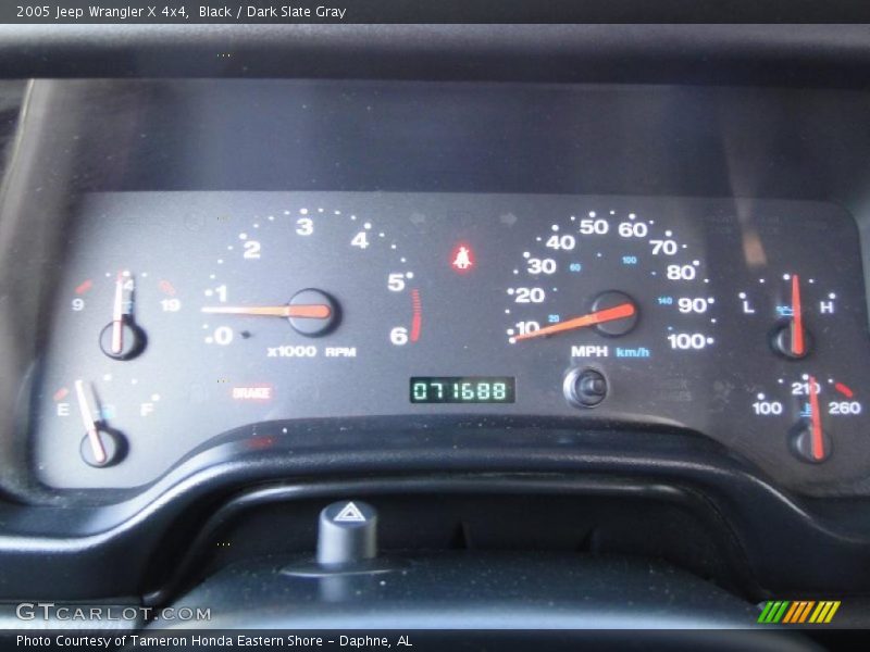 Black / Dark Slate Gray 2005 Jeep Wrangler X 4x4