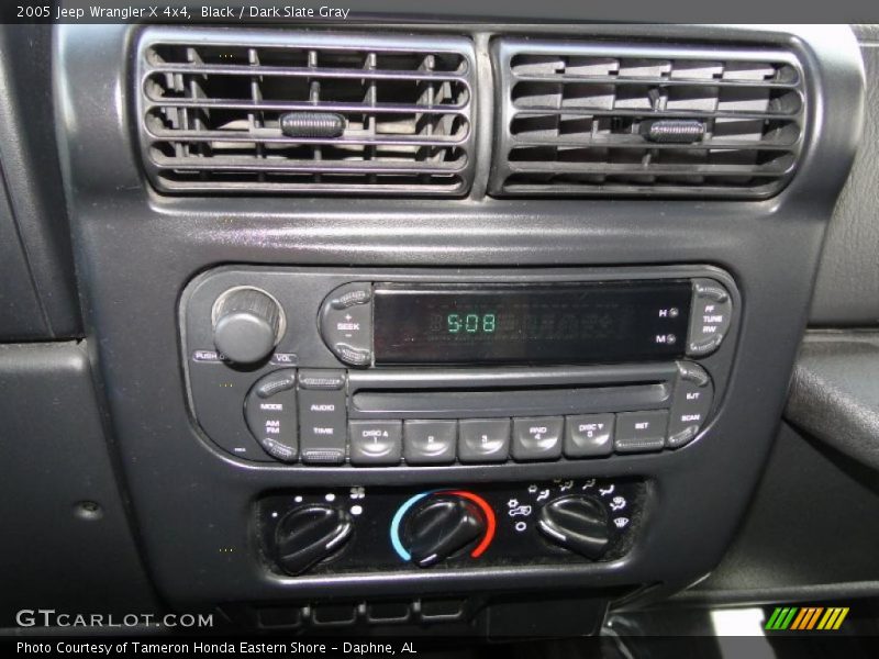 Black / Dark Slate Gray 2005 Jeep Wrangler X 4x4
