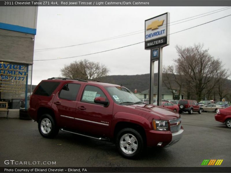Red Jewel Tintcoat / Light Cashmere/Dark Cashmere 2011 Chevrolet Tahoe Z71 4x4