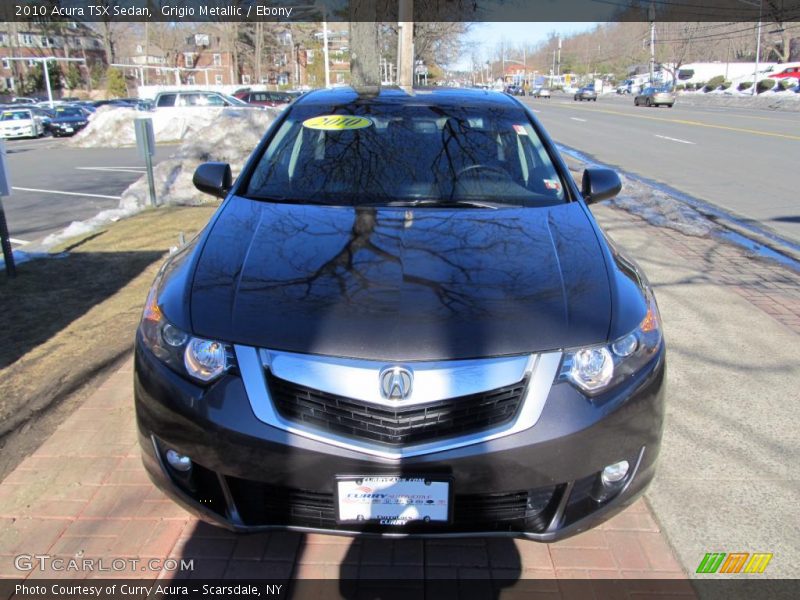 Grigio Metallic / Ebony 2010 Acura TSX Sedan