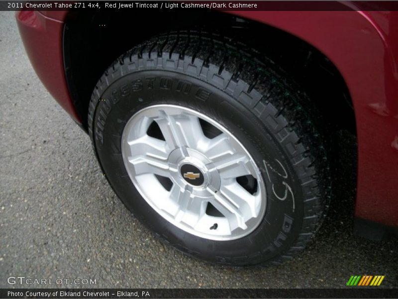 Red Jewel Tintcoat / Light Cashmere/Dark Cashmere 2011 Chevrolet Tahoe Z71 4x4