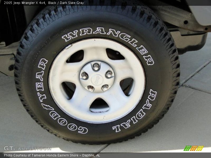 Black / Dark Slate Gray 2005 Jeep Wrangler X 4x4
