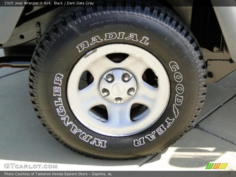 Black / Dark Slate Gray 2005 Jeep Wrangler X 4x4