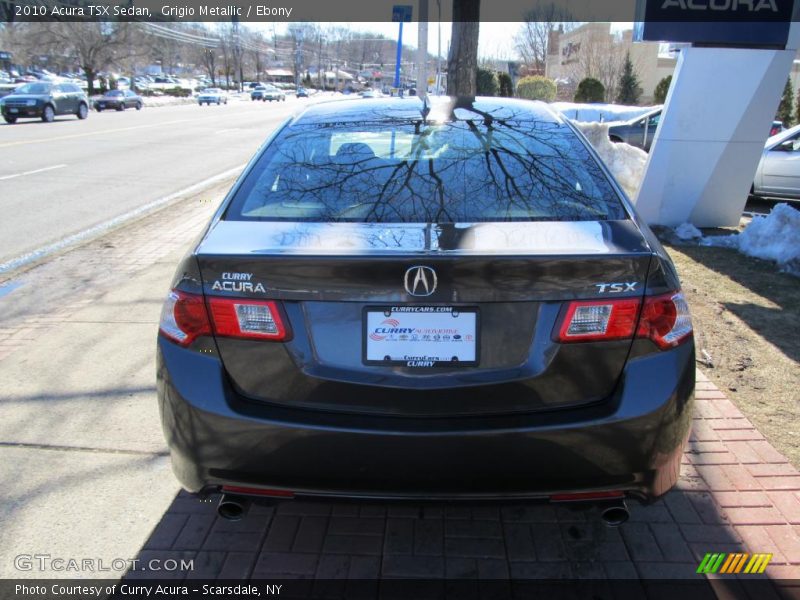 Grigio Metallic / Ebony 2010 Acura TSX Sedan