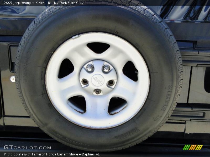 Black / Dark Slate Gray 2005 Jeep Wrangler X 4x4