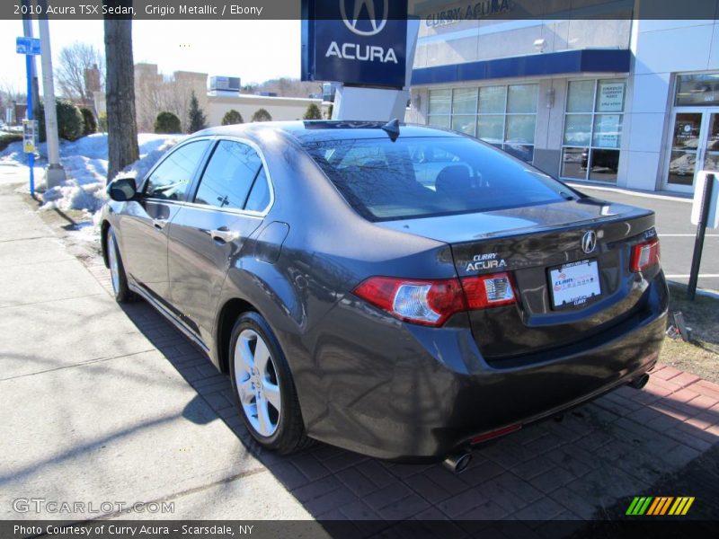 Grigio Metallic / Ebony 2010 Acura TSX Sedan