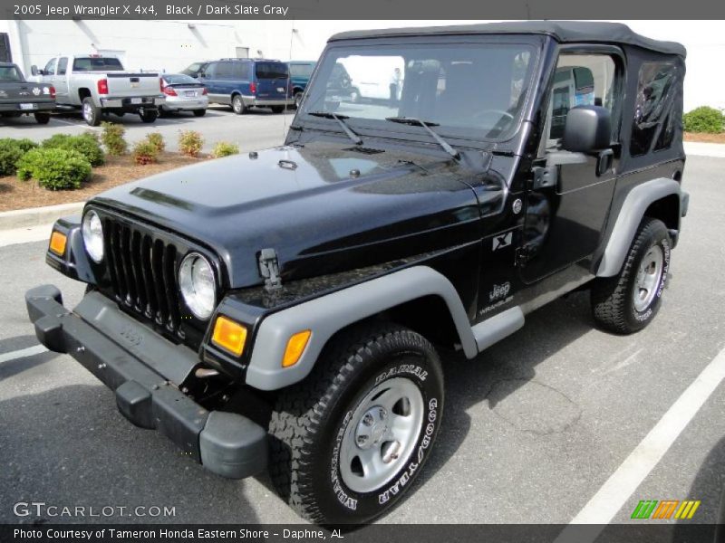 Black / Dark Slate Gray 2005 Jeep Wrangler X 4x4