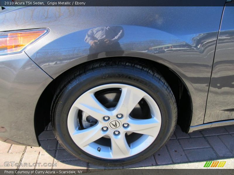 Grigio Metallic / Ebony 2010 Acura TSX Sedan