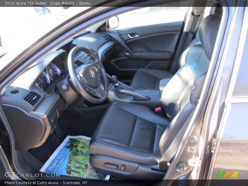 Grigio Metallic / Ebony 2010 Acura TSX Sedan