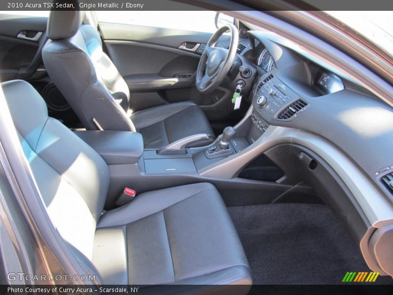 Grigio Metallic / Ebony 2010 Acura TSX Sedan