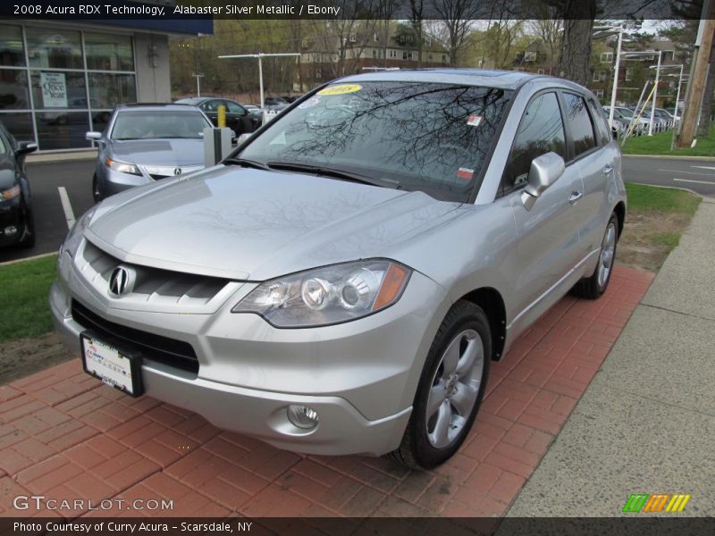 Alabaster Silver Metallic / Ebony 2008 Acura RDX Technology