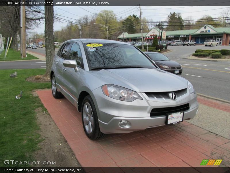 Alabaster Silver Metallic / Ebony 2008 Acura RDX Technology