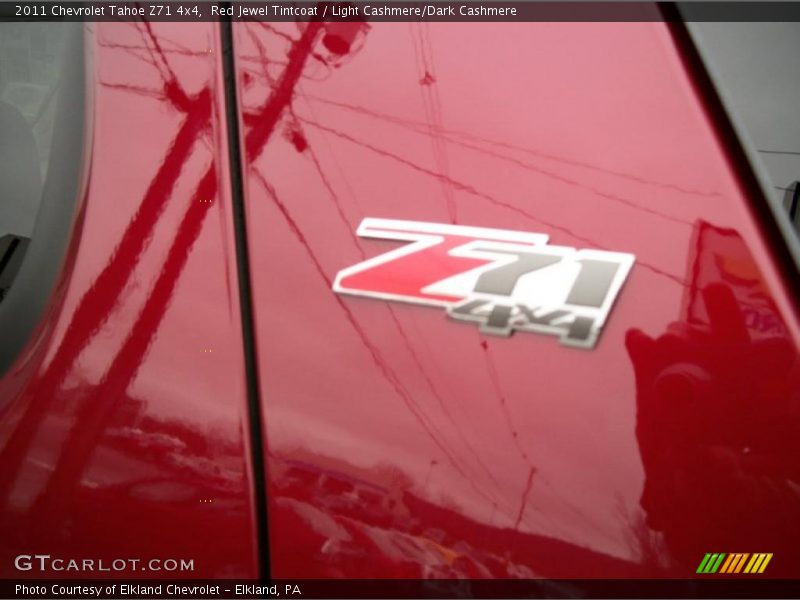Red Jewel Tintcoat / Light Cashmere/Dark Cashmere 2011 Chevrolet Tahoe Z71 4x4