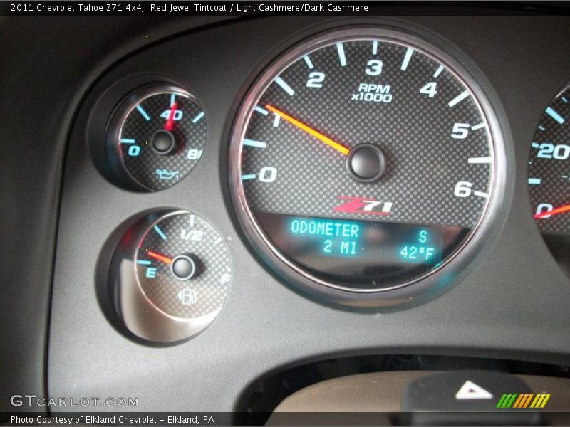 Red Jewel Tintcoat / Light Cashmere/Dark Cashmere 2011 Chevrolet Tahoe Z71 4x4