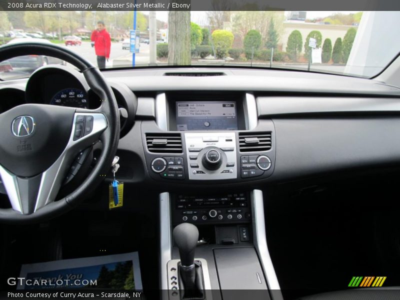 Alabaster Silver Metallic / Ebony 2008 Acura RDX Technology