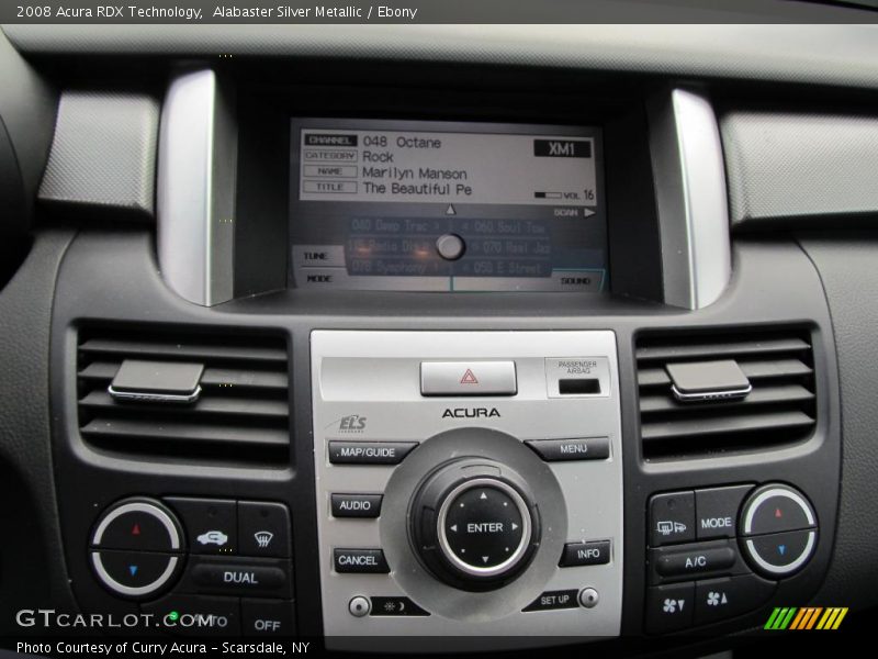 Alabaster Silver Metallic / Ebony 2008 Acura RDX Technology