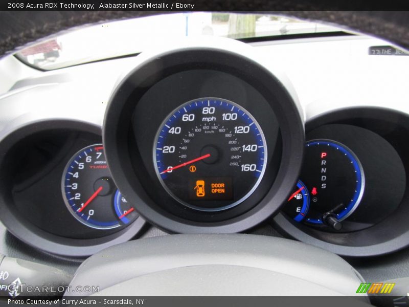 Alabaster Silver Metallic / Ebony 2008 Acura RDX Technology