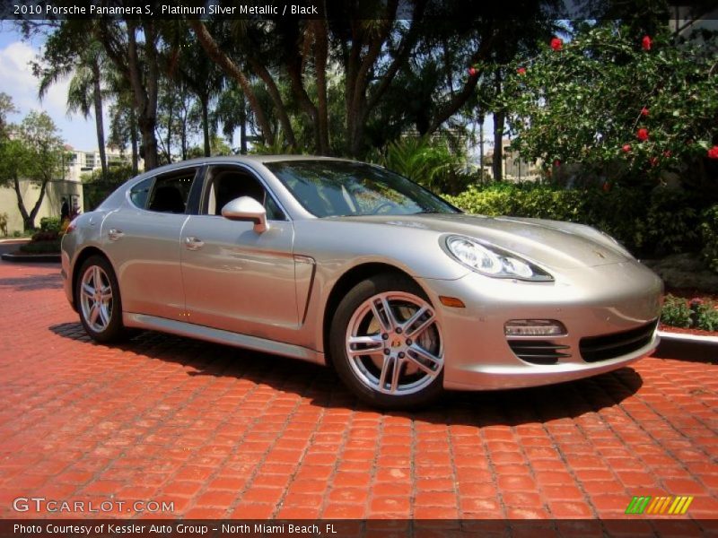 Front 3/4 View of 2010 Panamera S