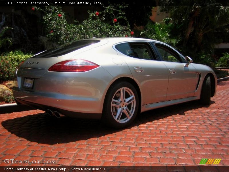 Platinum Silver Metallic / Black 2010 Porsche Panamera S