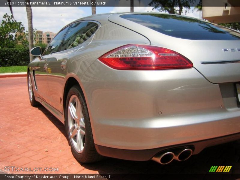Platinum Silver Metallic / Black 2010 Porsche Panamera S