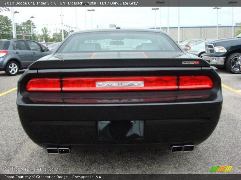  2010 Challenger SRT8 Brilliant Black Crystal Pearl