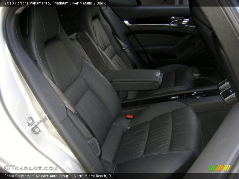 Platinum Silver Metallic / Black 2010 Porsche Panamera S