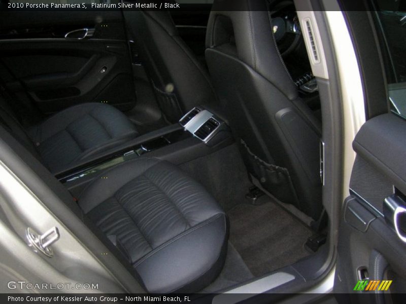 Platinum Silver Metallic / Black 2010 Porsche Panamera S