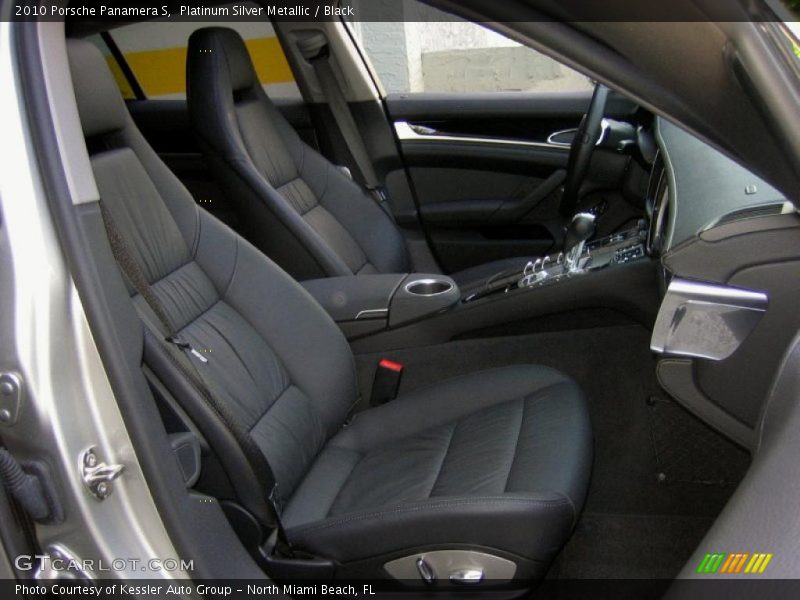 Platinum Silver Metallic / Black 2010 Porsche Panamera S