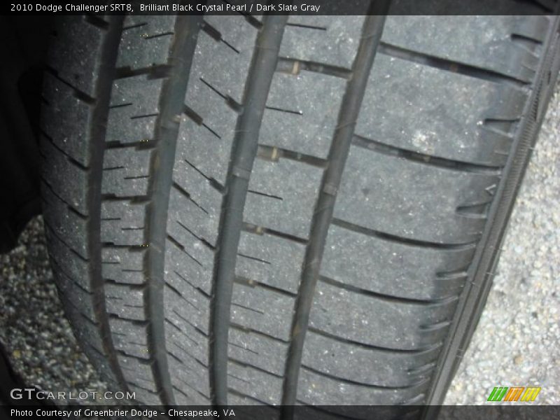 Brilliant Black Crystal Pearl / Dark Slate Gray 2010 Dodge Challenger SRT8