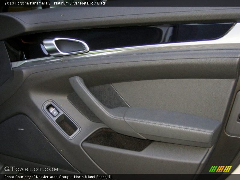 Platinum Silver Metallic / Black 2010 Porsche Panamera S