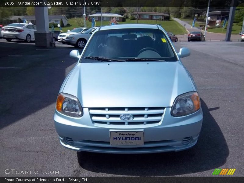 Glacier Blue / Gray 2005 Hyundai Accent GLS Sedan