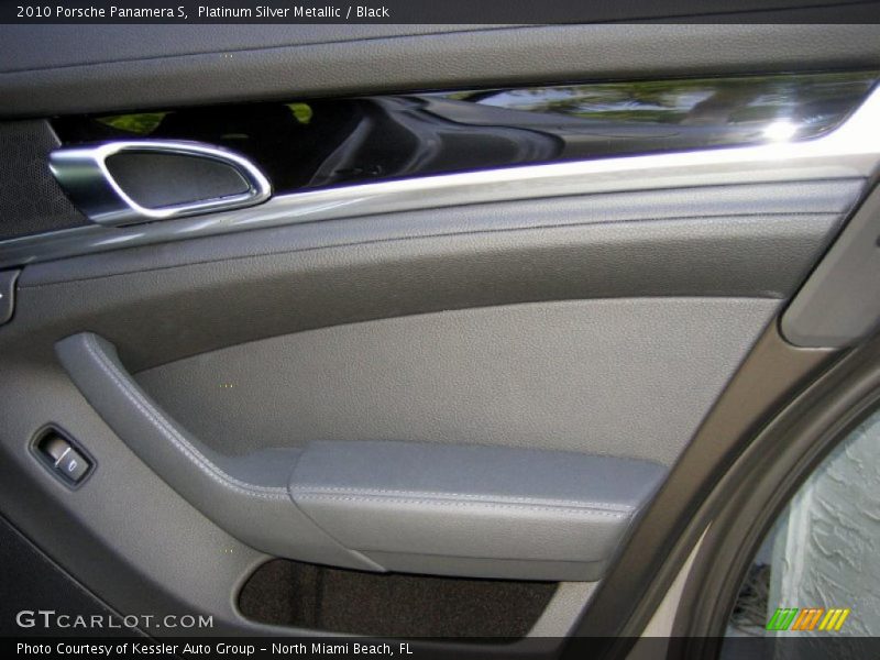 Platinum Silver Metallic / Black 2010 Porsche Panamera S