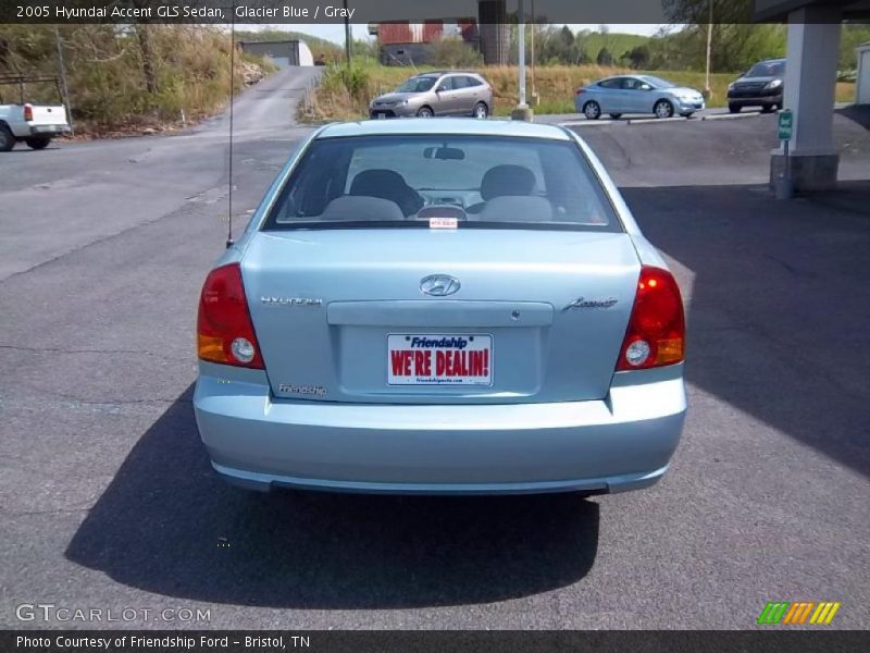Glacier Blue / Gray 2005 Hyundai Accent GLS Sedan