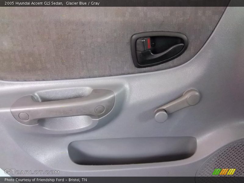Glacier Blue / Gray 2005 Hyundai Accent GLS Sedan