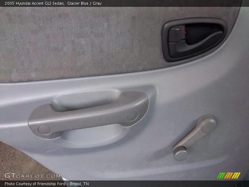 Glacier Blue / Gray 2005 Hyundai Accent GLS Sedan