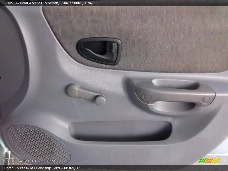 Glacier Blue / Gray 2005 Hyundai Accent GLS Sedan