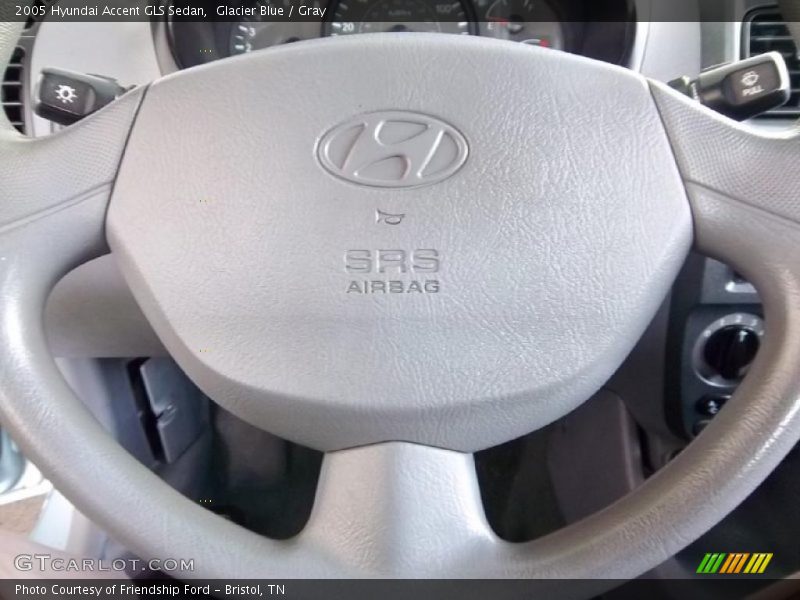 Glacier Blue / Gray 2005 Hyundai Accent GLS Sedan