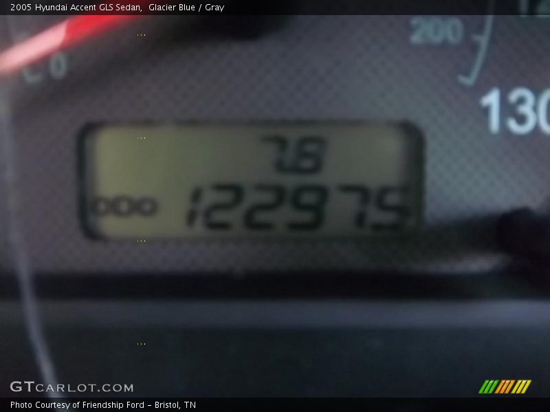 Glacier Blue / Gray 2005 Hyundai Accent GLS Sedan