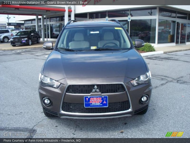 Quartz Brown Metallic / Beige 2011 Mitsubishi Outlander SE