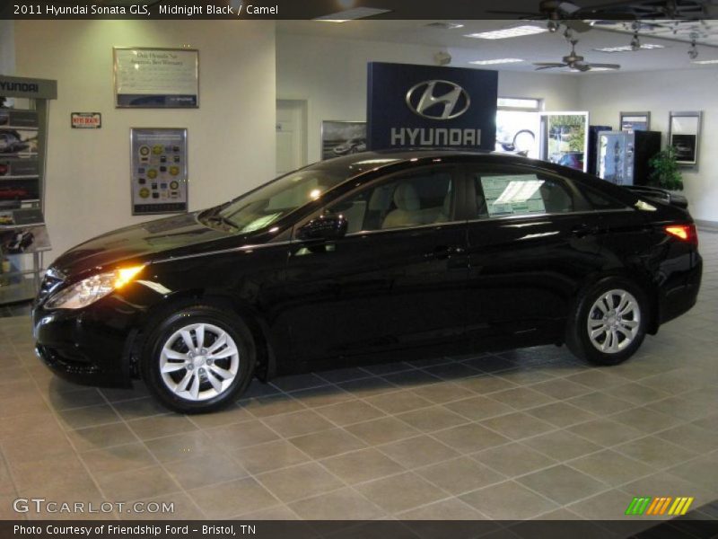 Midnight Black / Camel 2011 Hyundai Sonata GLS