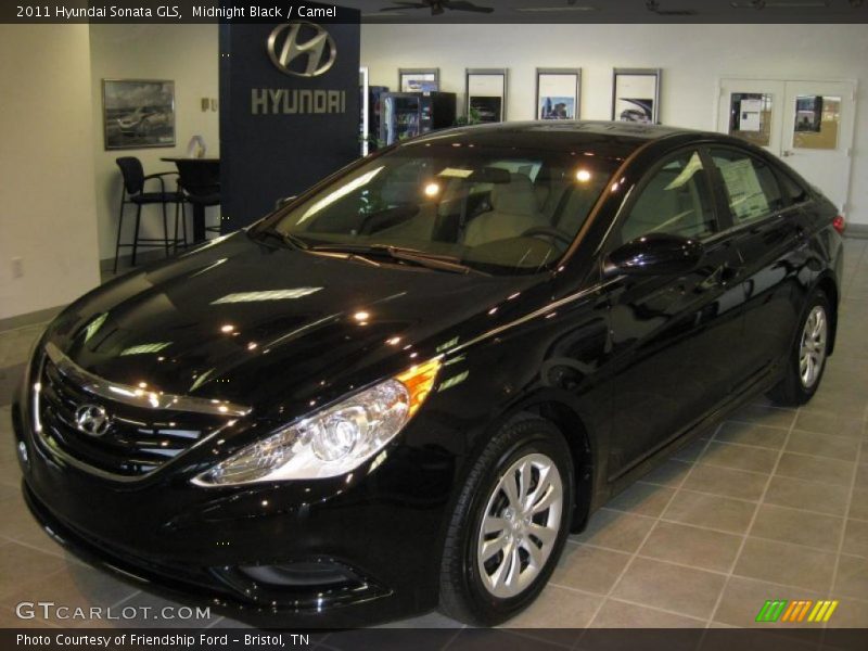 Midnight Black / Camel 2011 Hyundai Sonata GLS