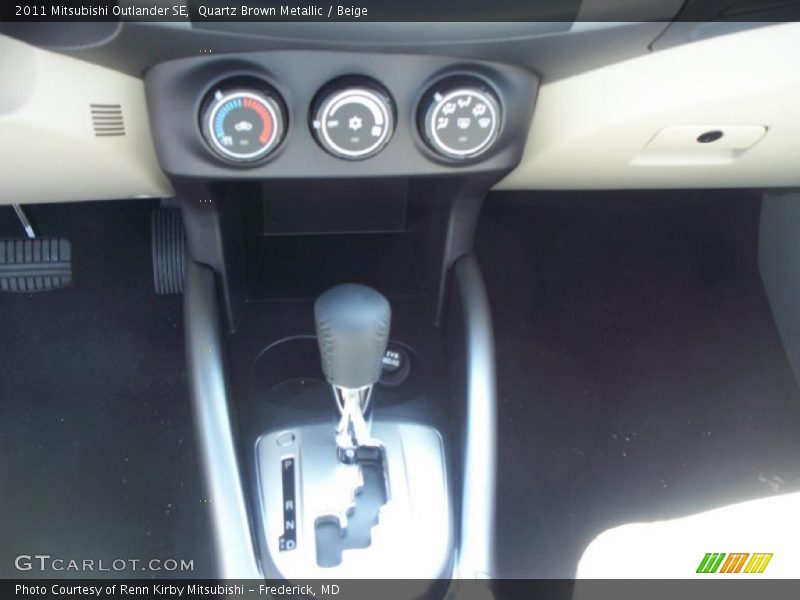 Quartz Brown Metallic / Beige 2011 Mitsubishi Outlander SE