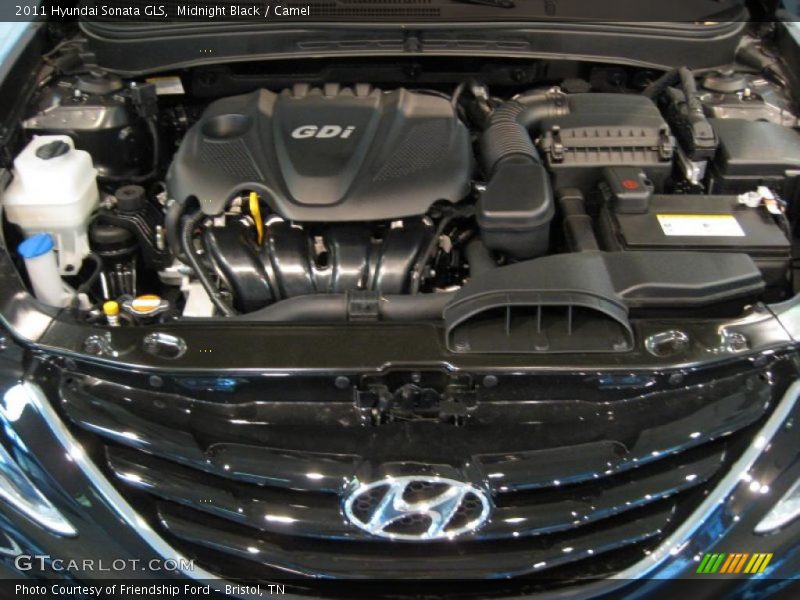 Midnight Black / Camel 2011 Hyundai Sonata GLS