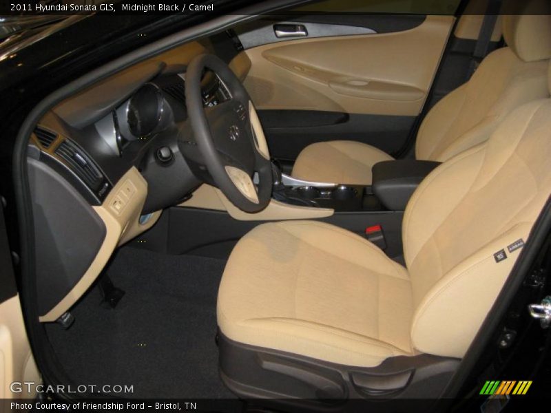 Midnight Black / Camel 2011 Hyundai Sonata GLS