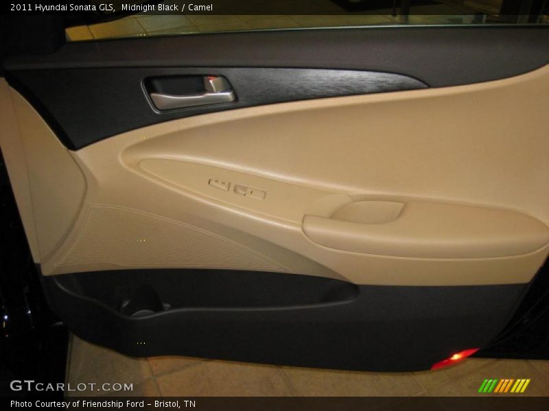 Midnight Black / Camel 2011 Hyundai Sonata GLS